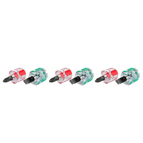 Set di 3 mini cacciaviti corti a taglio