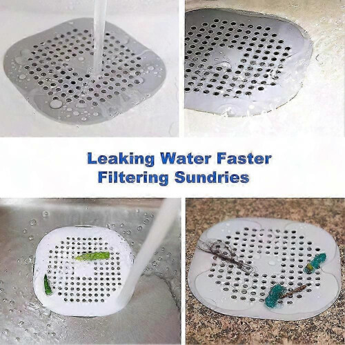 Multi-Use Sink Filter - Hair Stopper for Kitchen, Bathroom, and Laundry Drains - Clog Prevention Solution 1