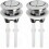 Stainless Steel Dual Flush Push Button for Toilet Tank Replacement 1