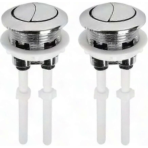 Stainless Steel Dual Flush Push Button for Toilet Tank Replacement