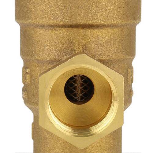 1 x Brass Adjustable Water Pressure Regulator Valve, DN15 1/2" Thread 1