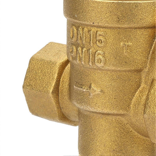 1 x Brass Adjustable Water Pressure Regulator Valve, DN15 1/2" Thread 2