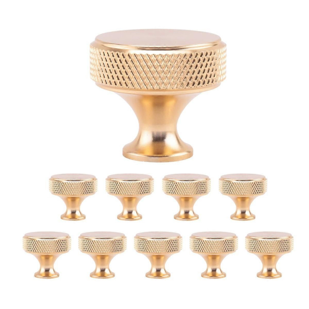 10Pcs Round Kitchen Cabinet Pulls For Dresser, Cupboard And Wardrobe 9319739715101