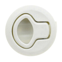 Cerradura de puerta tipo pulsador YH9073, cerradura de armario de panel redondo, cerradura plana compatible