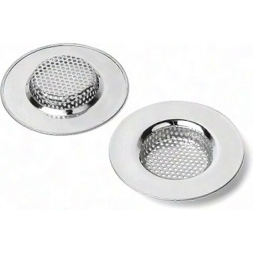 Micro-Perforated Kitchen Drain Strainer, Rust-Resistant Stainless Steel Sink Filter