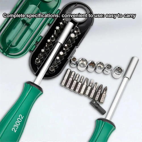 Portable Screwdriver Set Portable Multi-Purpose Screwdriver High-Strength Screwdriver Nut Driver fo 1