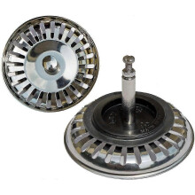 Sunrain Universal 8cm Basket Drain, Compatible with Offset Sink Kitchen Sink Drainer Accessories Cover Sink Stopper Filter Basket