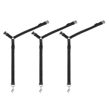 3X Dog Cat Pet Safety Adjustable Car Belt Harness Leash Travel Clip Strap Lead