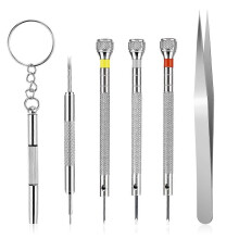 Watchmaker Screwdriver 0.8-1.4mm Precision Screwdriver with Tweezer