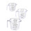 Measuring Cups Set, Measuring Cups for 3 for Kitchen Plastic Set 1