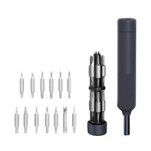 Set di cacciaviti 27 in 1 con punte magnetiche a penna, kit di attrezzi manuali per riparazioni, compatibile