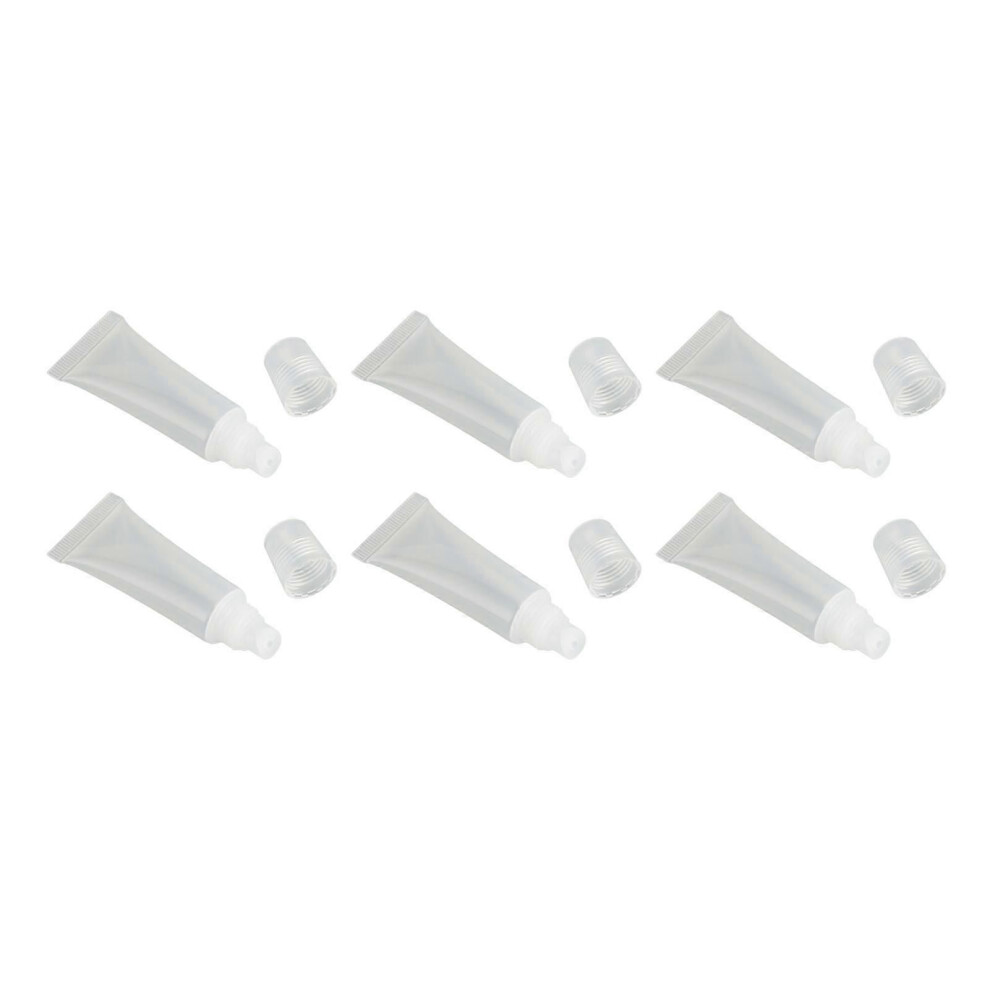 20pcs 10ml Lip Gloss Tubes Professional Refillable Empty Lip Balm Containers for Cosmetics DIY