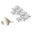 10Pcs Round Stainless Steel Cabinet Knobs Drawer Handles Cupboard Accessories 1