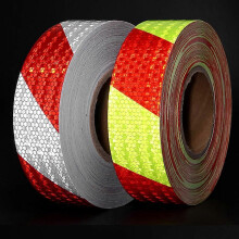 Nastro riflettente di sicurezza lucido autoadesivo con stampa twill, compatibile con auto