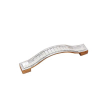Zinc Alloy Door Knob Drawer Cupboard Wardrobe Pull Handle Furniture Fitting (Half Silver 96mm)