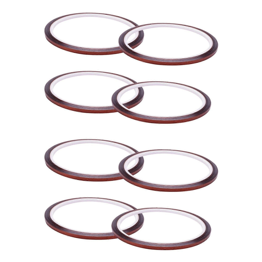 20 Rolls 33Mx3mm Heat Resistant Heat Temperature Adhesive Tape Sublimation Mug Tape,Brown Color 9319739713749
