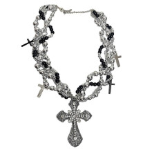 Collana gotica Dark Punk compatibile con Donna B