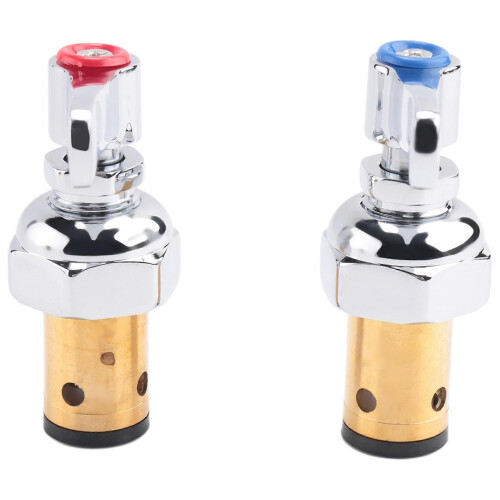 Handle Stem Assembly Fits for Brass Faucets Replace,Valve Part 1