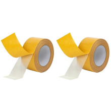 Double Sided Carpet Tape Heavy Duty, High Stickiness Rug Tape with Easy Tear, 66FT Tape