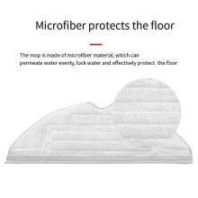6PCS Microfiber Mop Pads Kit for Roborock G20/S8/S8PRO Ultra Washable Reusable Soft Microfiber Vacmop Refills