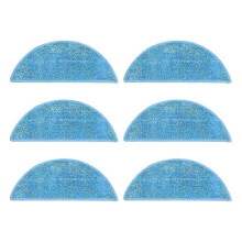 Mop Cloths for ILife A30 Pro Vacuum Cleaner Replacement Parts Washable Cleaning Mop Pad Microfiber Mop 6PCS