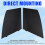 Για A Class W169 A1698300075 A1698300175 ABS 1 ζεύγος μπροστινό κάλυμμα αποστράγγισης νερού 4