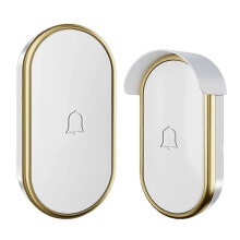 Long Distance Through the Wall Intelligent Electronic Wireless Doorbell Home Pager Mini Doorbell Wh