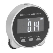 Cinta métrica digital, regla electrónica enrollable de alta precisión de 656 pies con pantalla LCD,