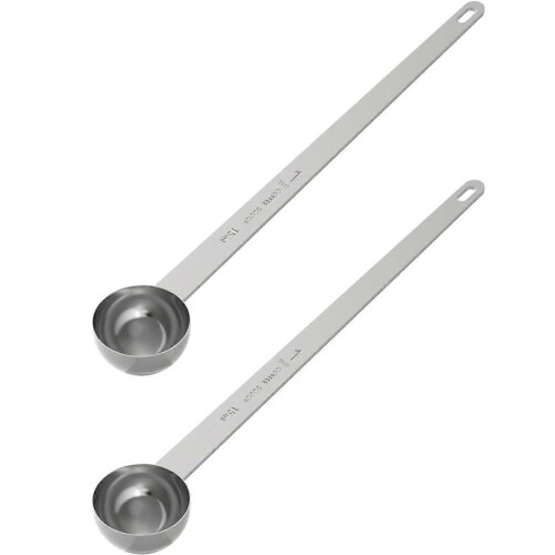 2PCS 2 Tablespoon Coffee Scoop,9.5inch Long Handle Measuring Spoon 1