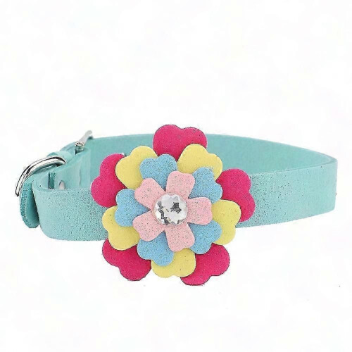 Microfiber Dog Collar with Training Toy Attachment - Soft and Durable Pet Accessory