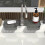 Kitchen Faucet Absorbent Mat Sink Splash Guard Silicone Black 3