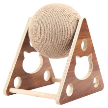 Cat Scratching Ball Toy Sisal Rope Grinding Ball Board Paws Scratcher Cats Toys Interactive Climbing