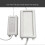 Fit compatible Govee H705 / H706 Light Controller Bracket & Power Bracket Set, Power Adapter & Controller Box Mount Set 4