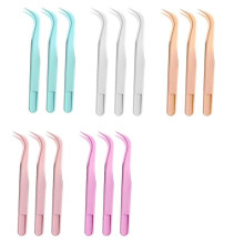 15 PCS Plastic Tweezers for Kids, Craft Tweezers