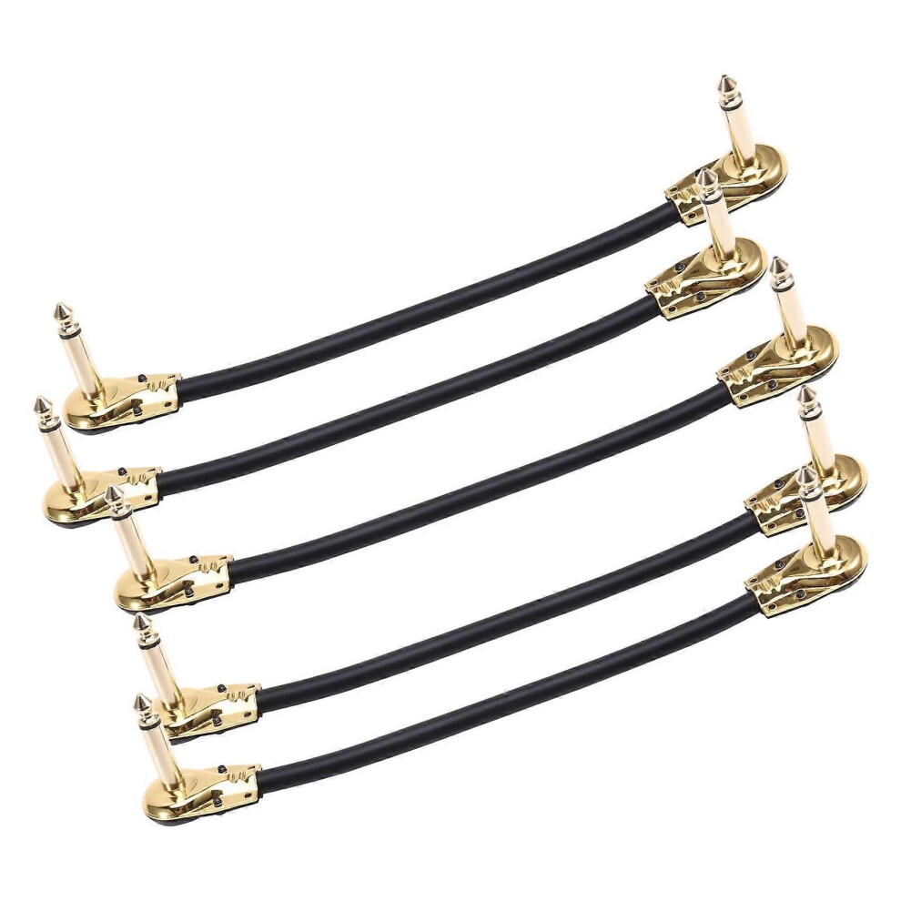 Guitar Line Effect Device Connects Wire Double Flat Head Anaerobic Audio Line Pedal Instrument Jack Plug 20Cm 9319739655155