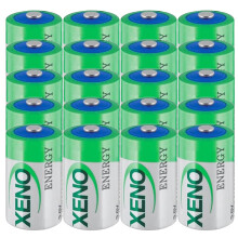 20Pack ER14250 3.6V 1200mAh 1/2 AA Lithium Battery, Long Shelf Life, Stable Backup Power Replacement