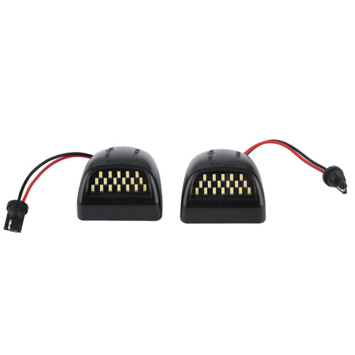 Luzes de placa de LED ultrabrilhantes, compatíveis com diversos modelos, carcaça em ABS resistente e à prova d'água para Chevrolet Silverado e