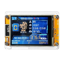NMMiner NerdMiner V2 Hashrate 377KH/S ESP32 2,8 Zoll Smart Display Crypto Solo Lottery Miner BTC Lo