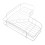 Wall Mounted Shower Shelf Organizer for Bathroom Storage, Rustproof and SpaceSaving Design 1