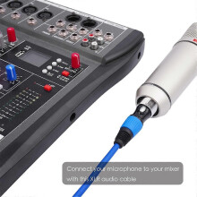 Cavi XLR Cavo per microfono XLR maschio-femmina con cavo di prolunga per microfono schermato bilanciato