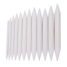 Set van 12 witte papieren mengstiften, compatibel met mengstiften en schetsmachines.