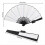 LED Glowing Folding Fan with Remote Control White 3