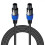 Καλώδιο Speakon 6ft Professional 18Guage Αρσενικό σε Αρσενικό Καλώδιο Ήχου 1