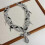 Collana gotica Dark Punk compatibile con Donna B 3