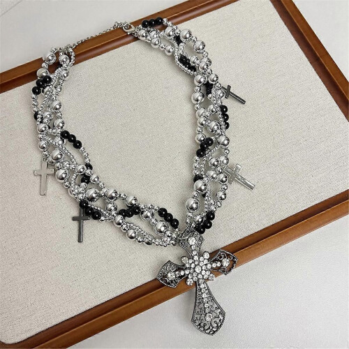 Collana gotica Dark Punk compatibile con Donna B 2
