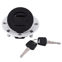 Professionell tillverkning av aluminiumtanklock, vibrerande motorcykeltanklock för Suzuki GSXR600 750Hayabusa GSXR1300, utmärkt tätningsprestanda