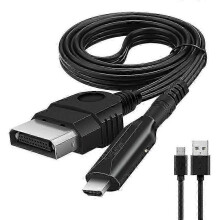 HDMI-converteradapterkabel compatibel met gameconsoles, 1 meter lang, ondersteunt 1080p en 720p-uitvoer
