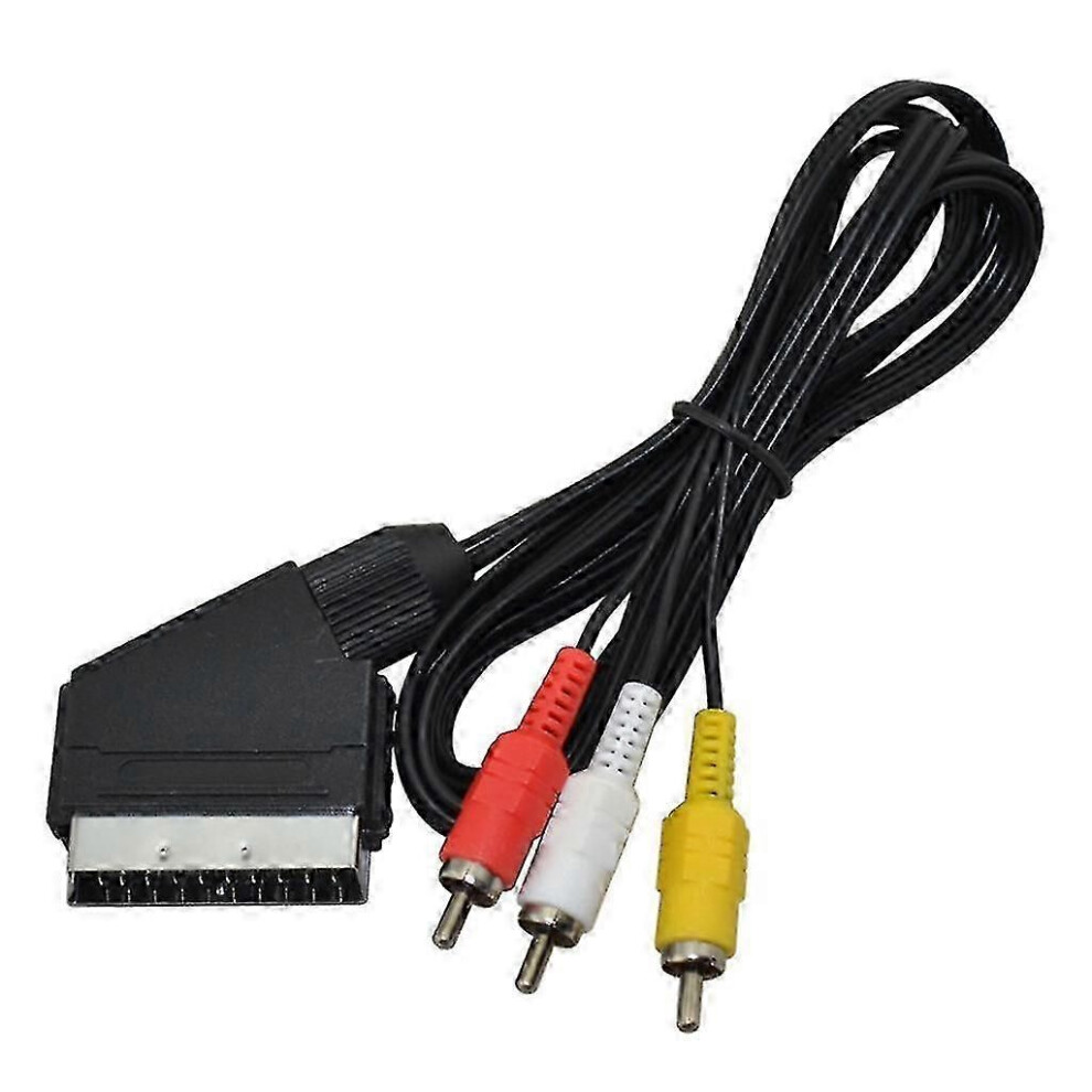 1.8M Av Scart Cable For Nes Rgb Video Audio Tv Lead Plug 9319739657562