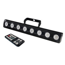 8 LED RGBW 4IN1 DMX Wall Wash Lamp DJ Disco Party Par Stage Light Effect for Dance Bar Holiday Decorate(US PLUG)