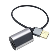 Περιστρεφόμενο καλώδιο οπτικών ινών TOSLINK USB-A, θηλυκό, SPDI